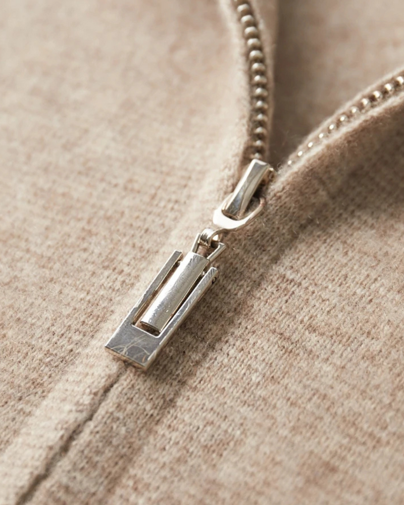 CARDIGAN IN CASHMERE CON ZIP